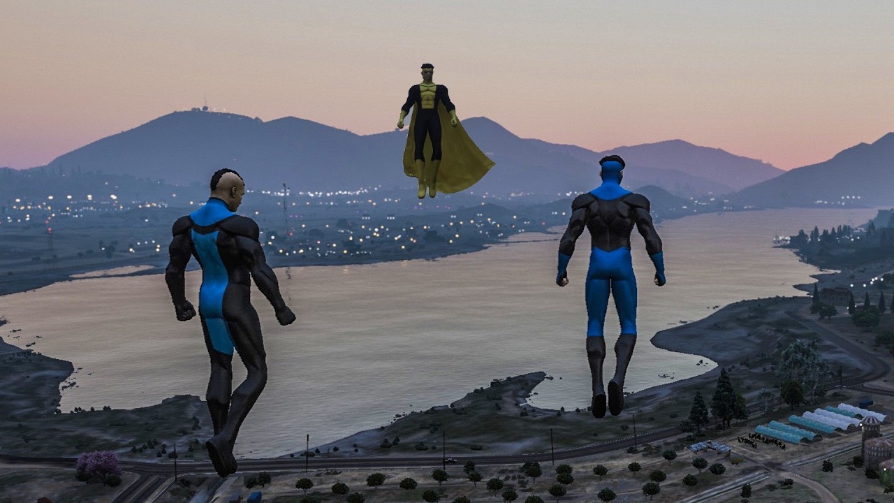 Invincible and Mohawk Mark Vs. Sinister Mark -GTA 5