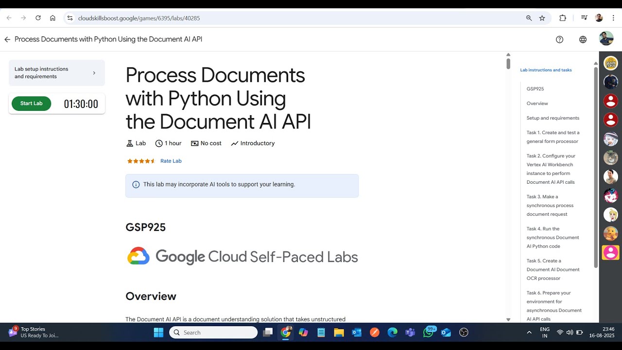 [NEW 2025] Process Documents with Python Using the Document AI API || Lab Solution || Arcade 2025