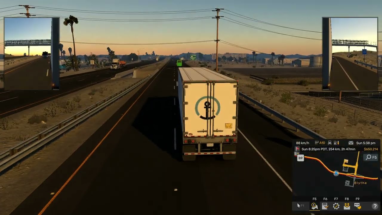 ATS | Los Angeles CA to Phoenix AZ | Peterbilt 389