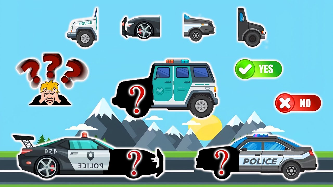 Which is the correct front end of the Police car??? Police Vehicles