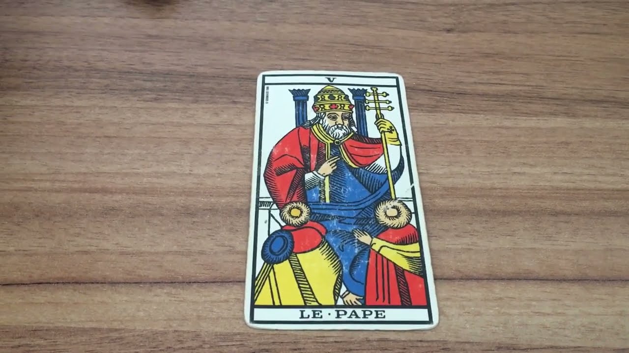 La carte le Pape- apprendre la symbolique et la signification rapidement