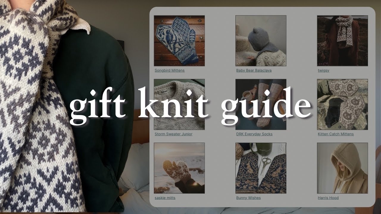 What are we doing for gift knits this year? 🎁  || Plan with Me + Beginner pattern ideas