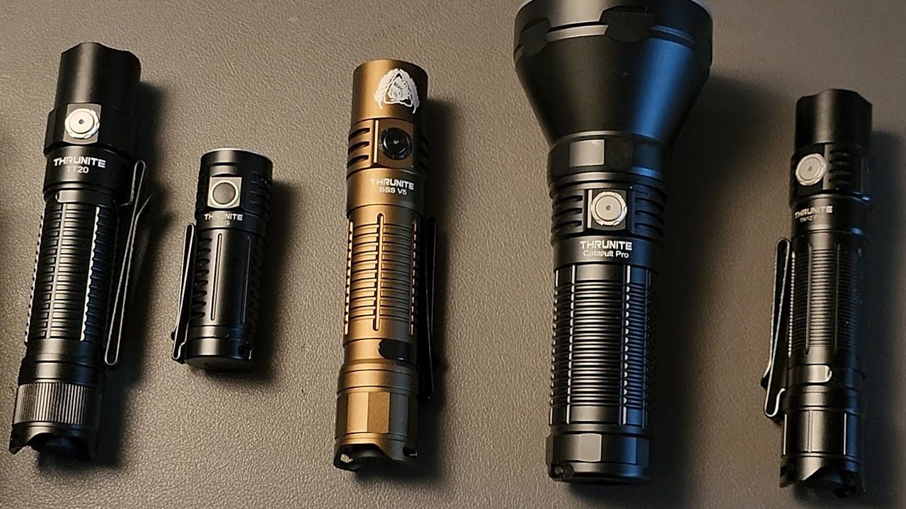 Top 5 Flashlights, from Thrunite. (#1 may be the best 18650 for the 💰)