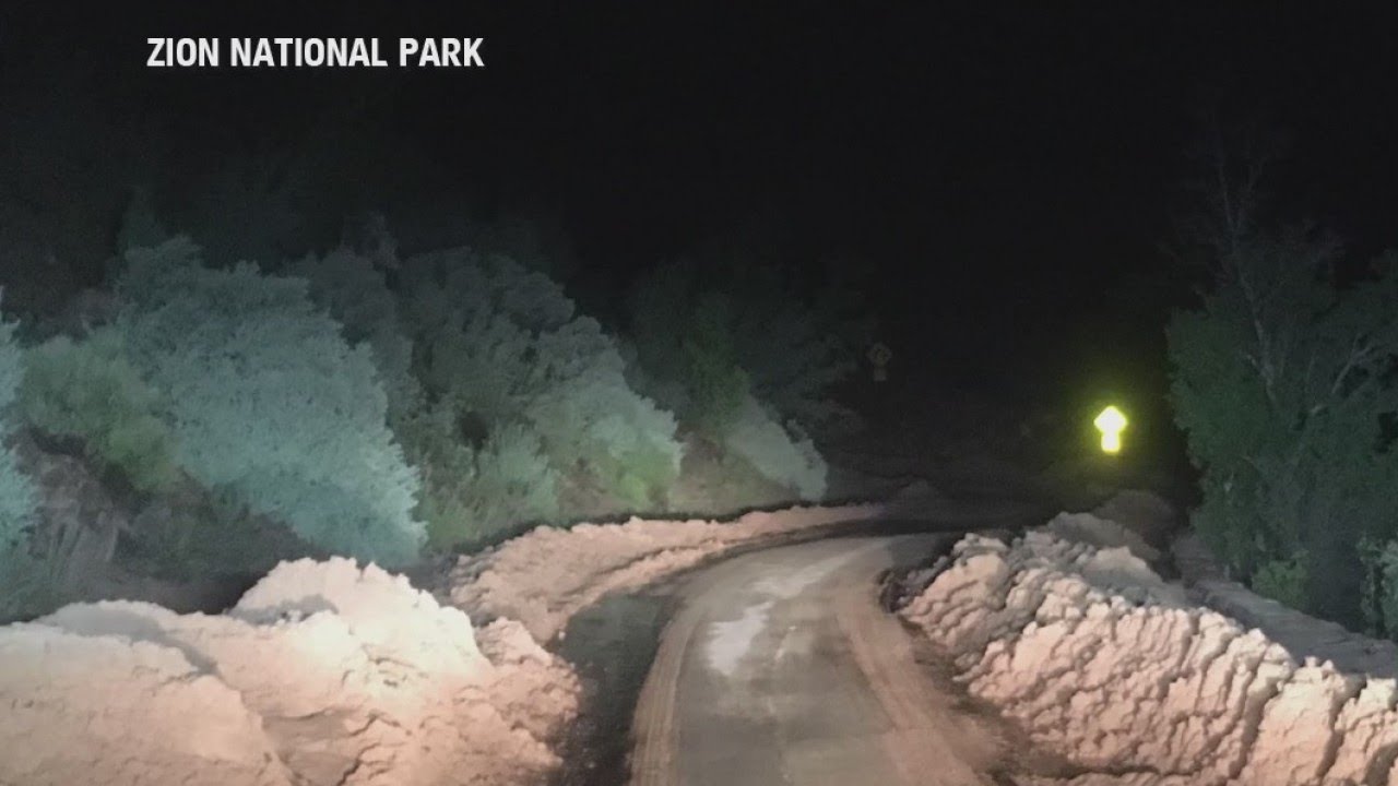Flash floods hit Zion National Park