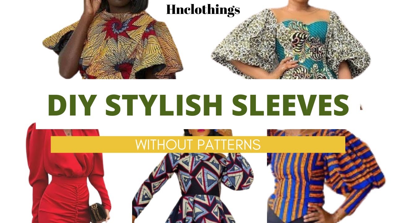 DIY TRENDY SLEEVE DESIGNS WITHOUT PATTERNS