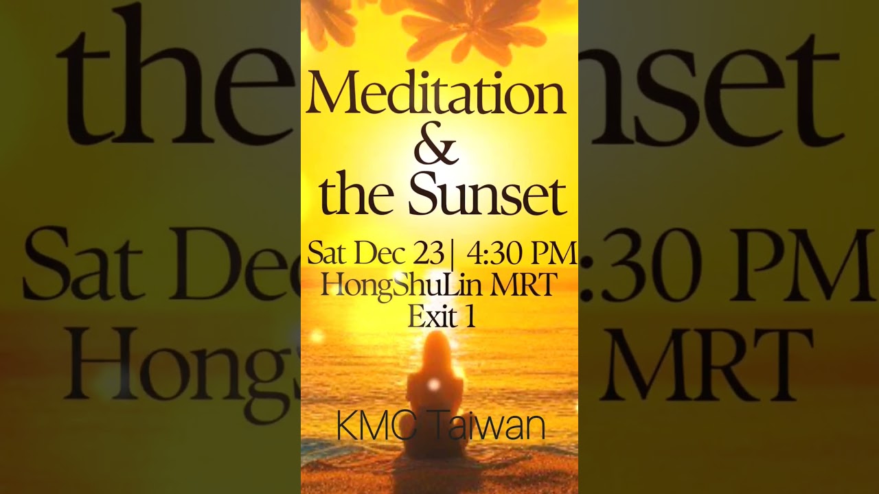 Meditation and Walk in Taipei (Check KMC Taiwan + Meditation to find out more)