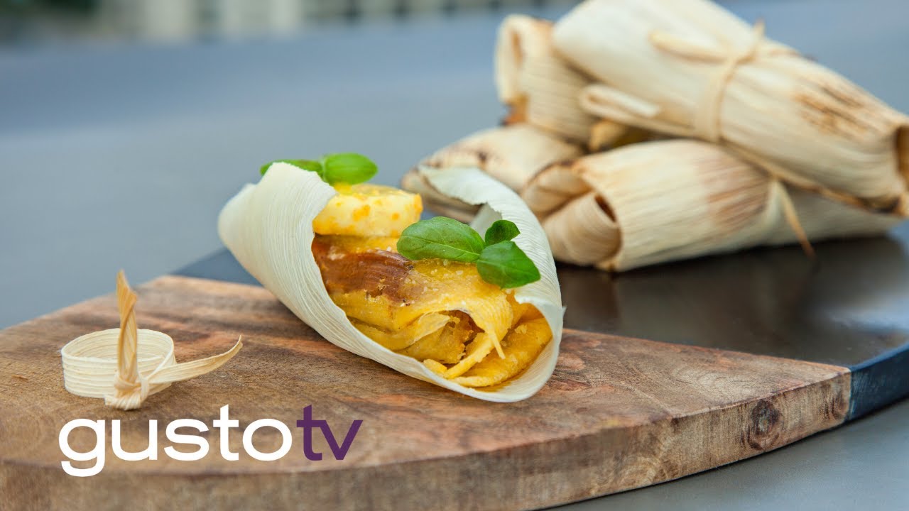 pumpkin tamales with orange ginger butter | watt's on the grill