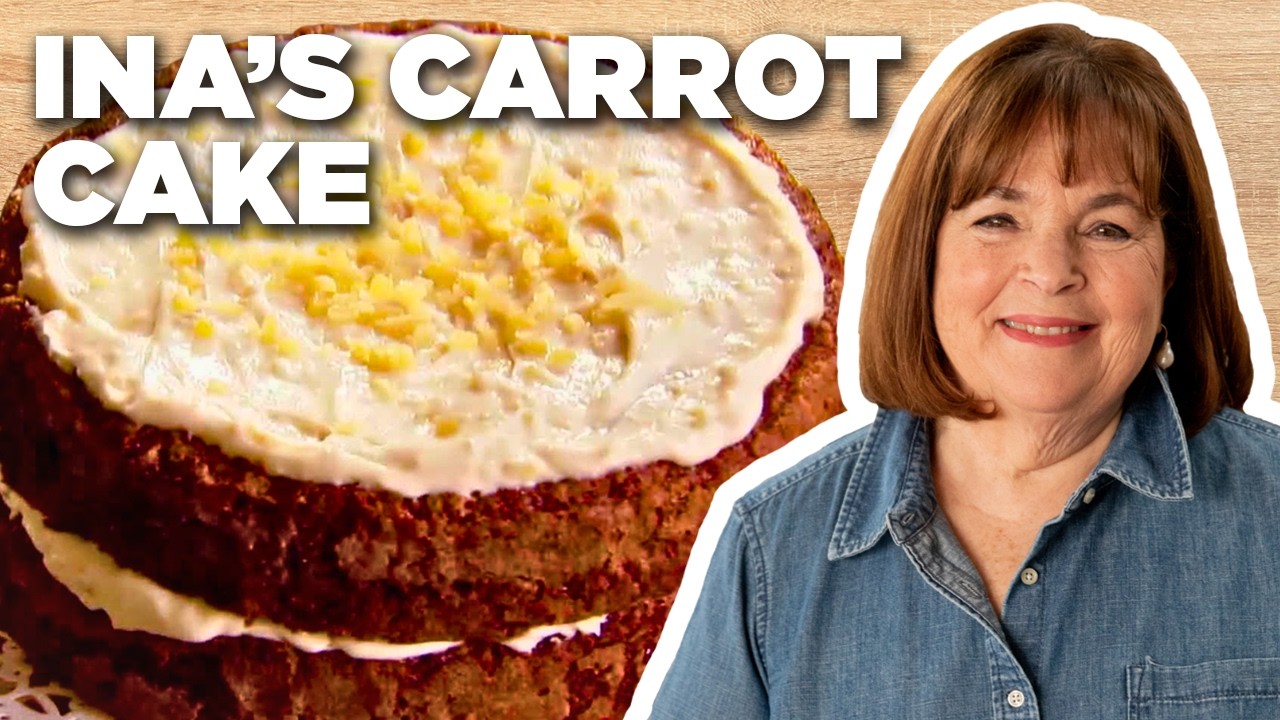 5-Star Recipe 🌟 Ina Garten’s Carrot Cake 🥕 | Barefoot Contessa | Food Network