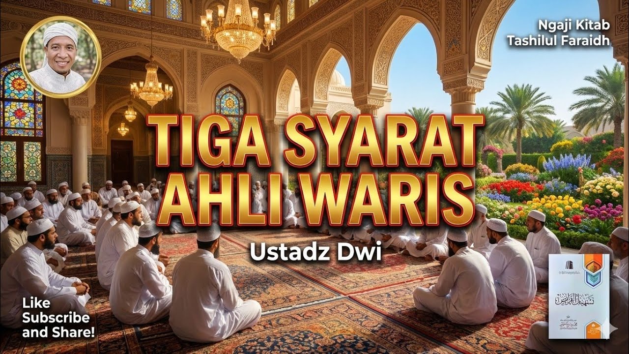 TIGA SYARAT AHLI WARIS - Ngaji Kitab Tashilul Faraidh