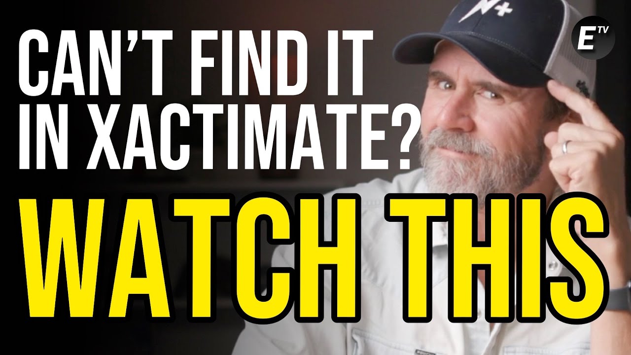 How to find materials and repairs in Xactimate | Line Items and Search