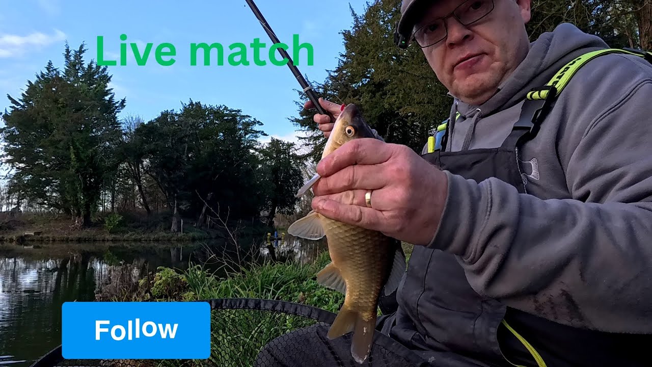 Live Fishing Match at East Bilney lakes on the 30 12 2025