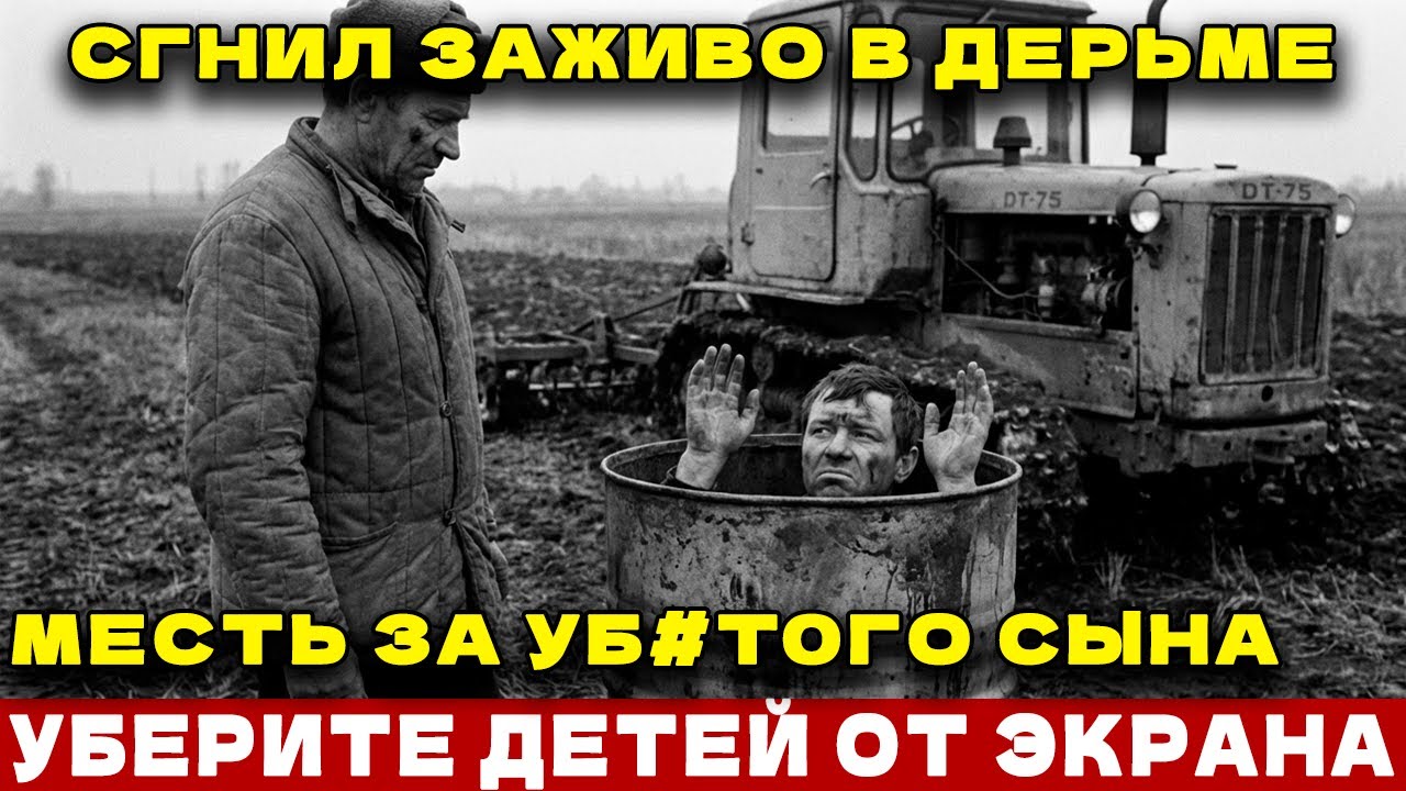 ТОПИЛ В БОЧКЕ С ДЕРЬМОМ. Тракторист устроил дикую месть бригадиру за своего сына