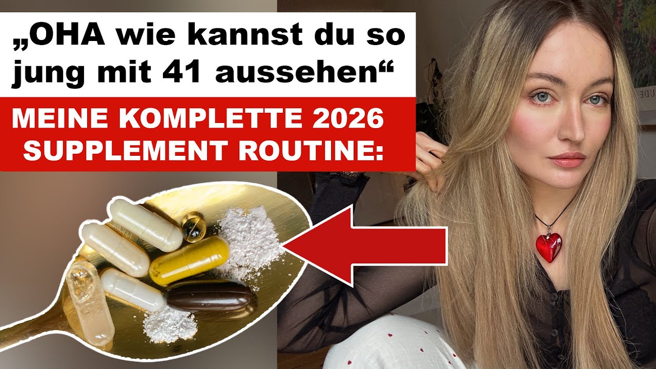 Meine komplette 2026 Supplement Routine: ALLES, was ich einnehme - mit exaktem Einnahmeplan