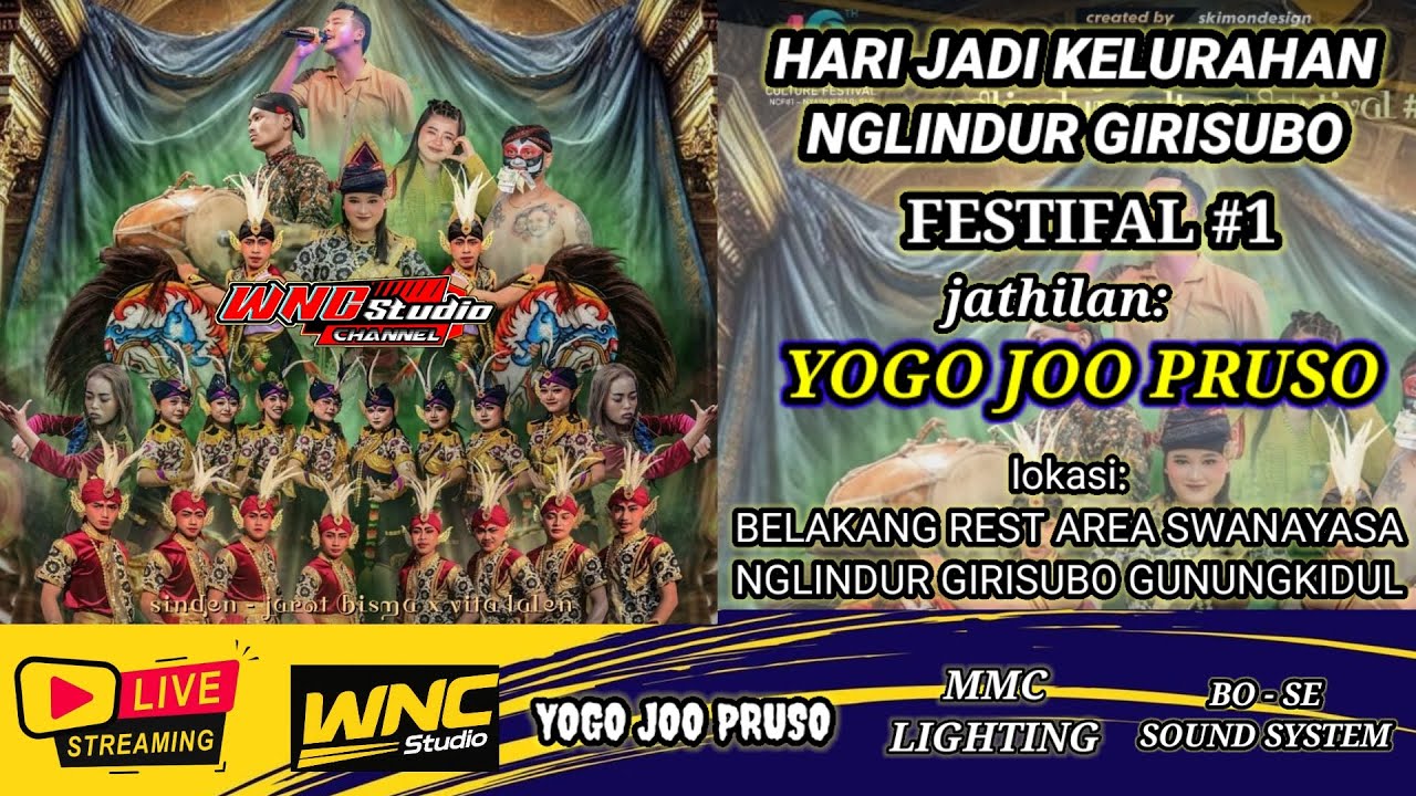Live jathilan YOGO JOO PRUSO dalam rangka  HARI JADI ke 110 rest area nglindur girisubo