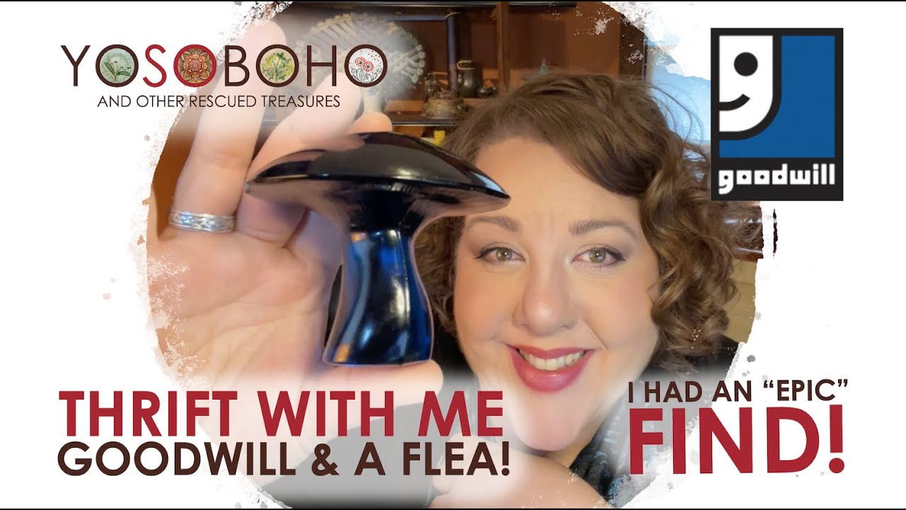 GOODWILL THRIFTING & a Quick Stop at a FLEA MARKET! 👀 See what I found!