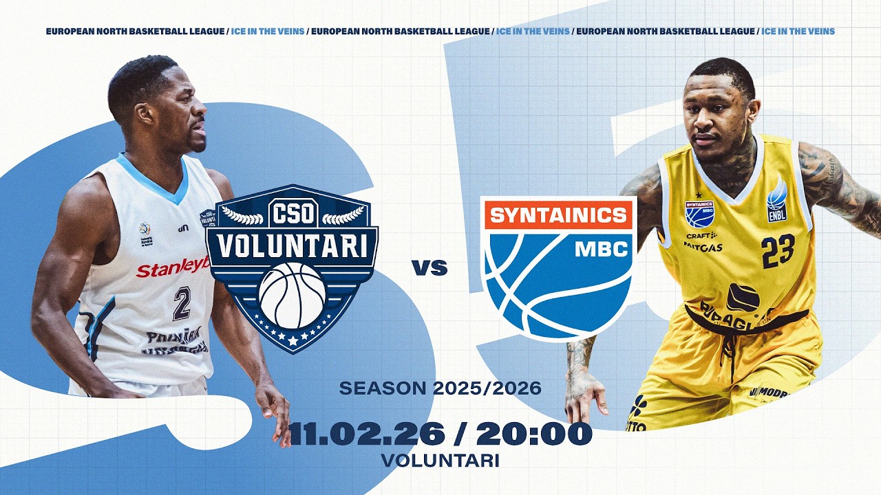 CSO VOLUNTARI vs SYNTAINICS MBC |  Feb 11, 2026, 8:00 PM | ENBLeague 2025/26