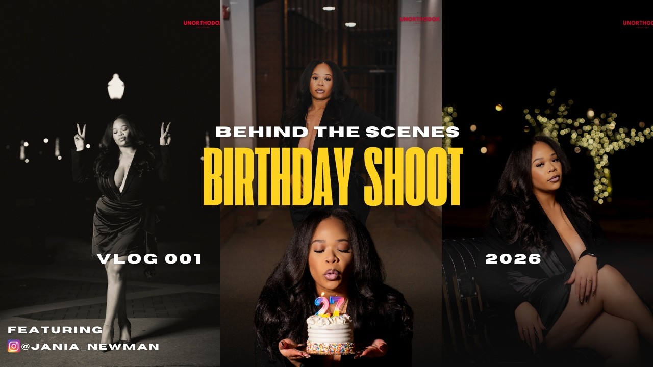 BTS of a Birthday Photoshoot (Vlog #1)