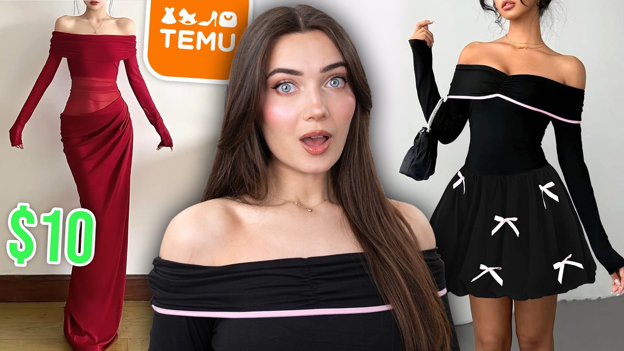 I Bought UNREALISTIC Dresses From TEMU... Is It a SCAM!?