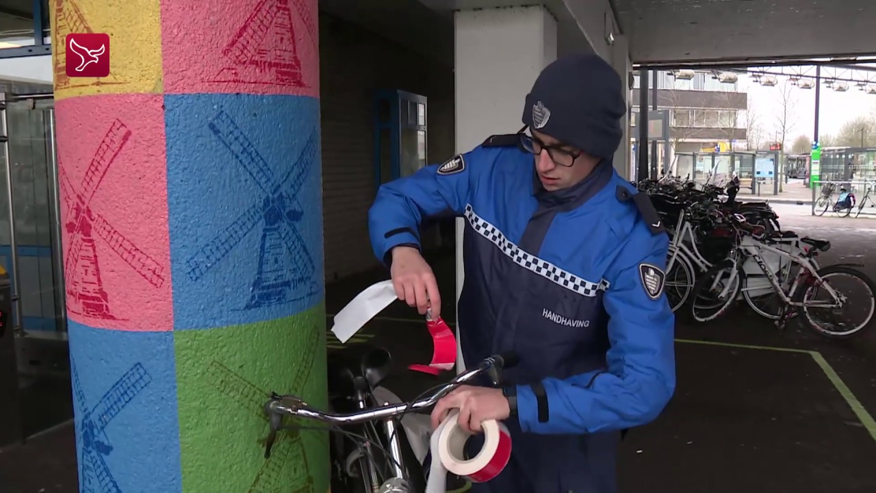 Harde aanpak fietsenchaos werkt