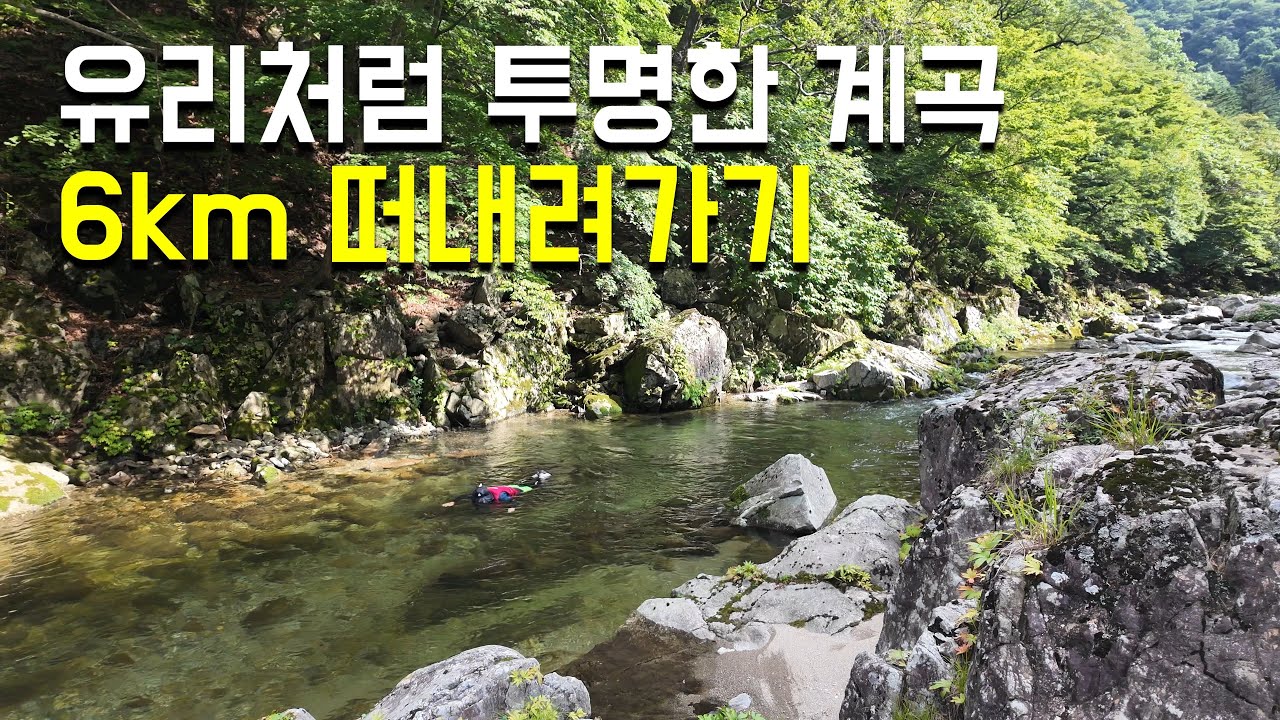 [강원 인제] 유리처럼 투명한 계곡 6km 떠내려가지 | 아침가리계곡 트레킹??