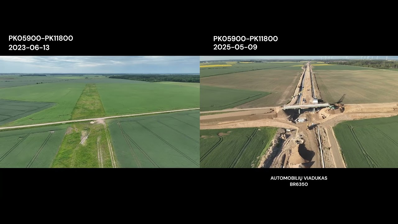 „Rail Baltica“ ruožo Žeimiai–Šėta progresas