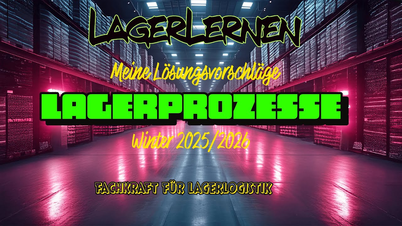 IHK-Pr&uuml;fung Winter2025/2026 I Meine L&ouml;sungsvorschl&auml;ge zu Teil 1 (Fachkraft f&uuml;r Lagerlogistik)