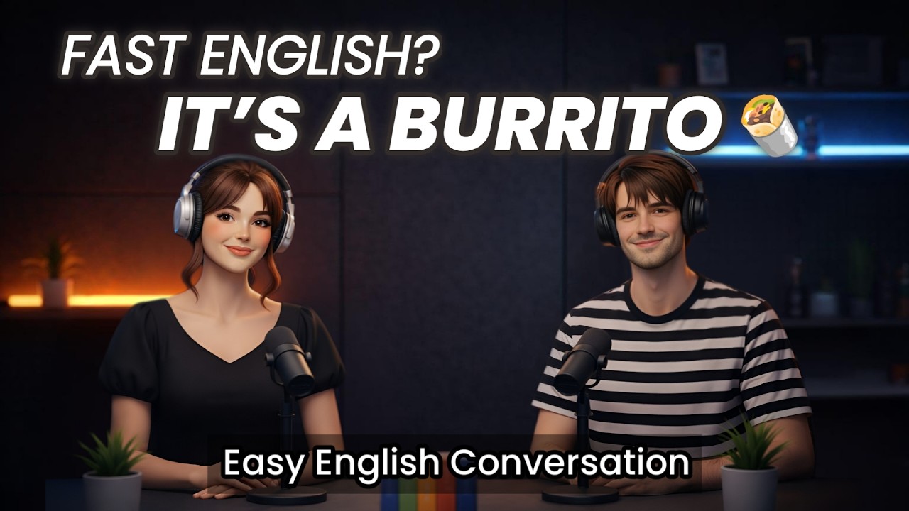 Why Native English Sounds So Fast | Connected Speech Explained (Linguistic Burrito) 🌯