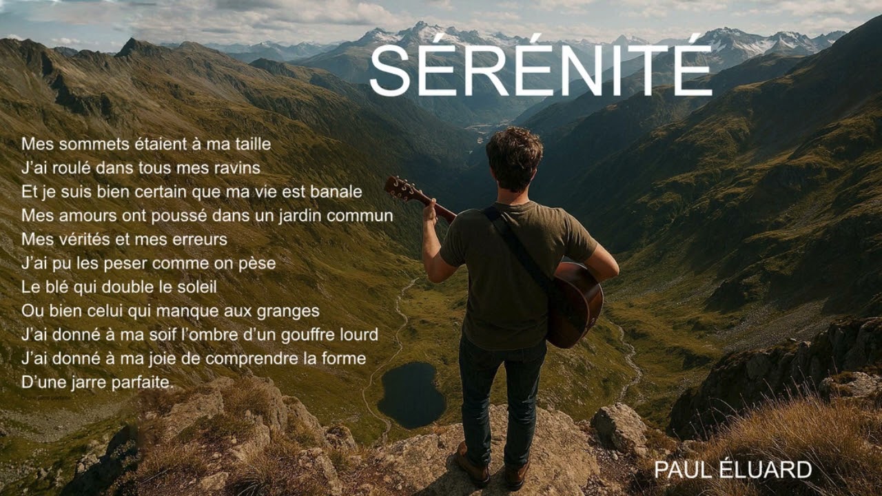 SÉRÉNITÉ (PAUL ÉLUARD) CHANSON