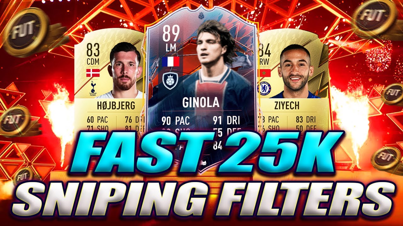 MAKE 25K FAST WITH THESE SNIPING FILTERS! (FIFA 22 BEST SNIPING FILTERS TO MAKE COINS)
