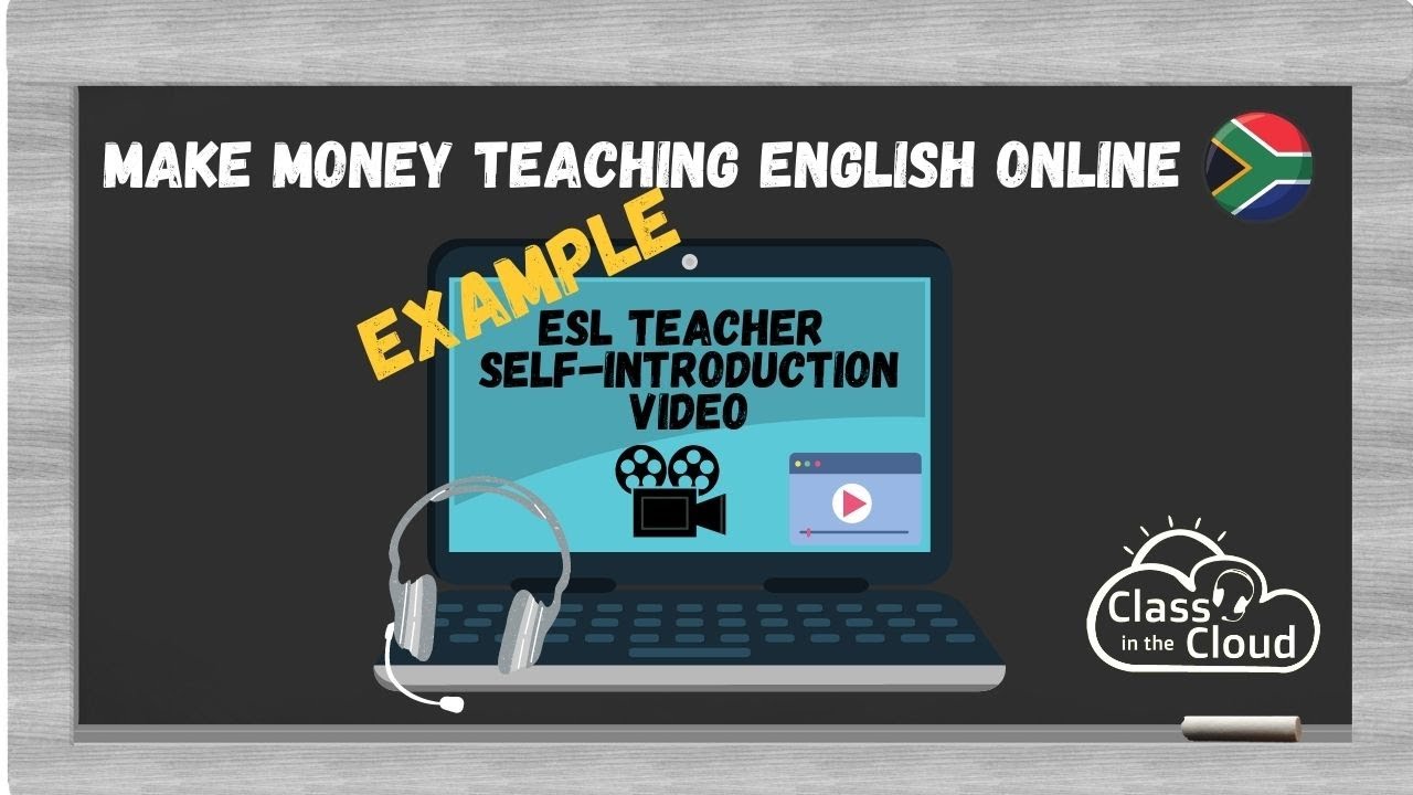 Self-introduction video | Online ESL teacher | EXAMPLE | Make Money Teaching English Online # 6.3