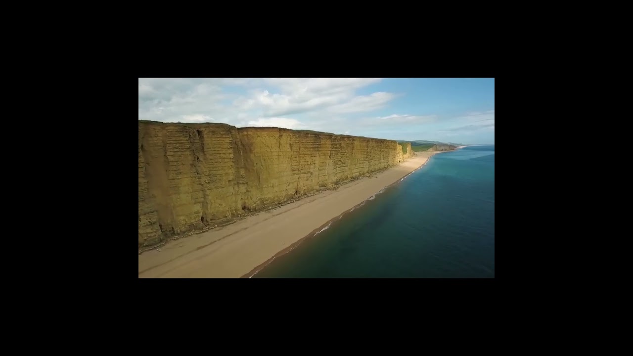 Along the Cliffs at West Bay | Dorset from the Air 🚁🏞️