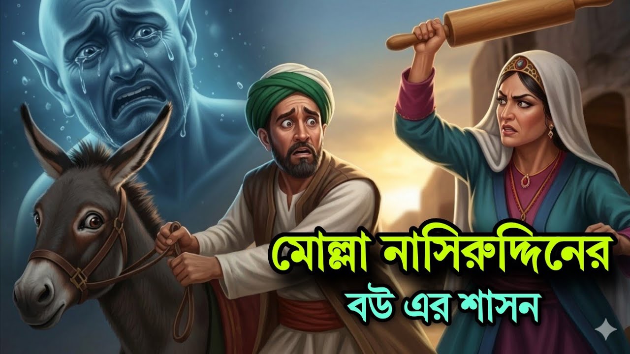মোল্লা নাসিরুদ্দিন পেলেন ৩০০০ বছরের পুরনো জিন! তারপর যা হলো দেখলে হাসতে হাসতে পেট ফেটে যাবে..!