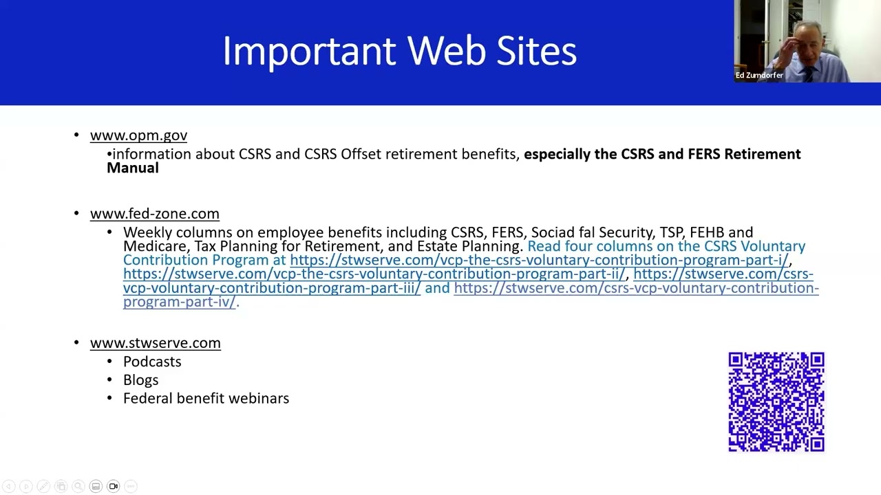 Serving Those Who Serve On-Demand Webinars: CSRS