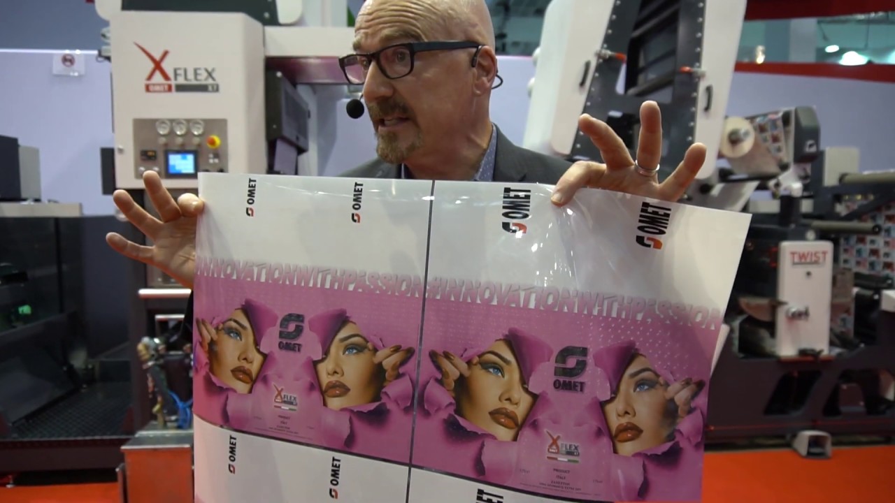 XFlex X7 OMET NEW machine LabelExpo 2019