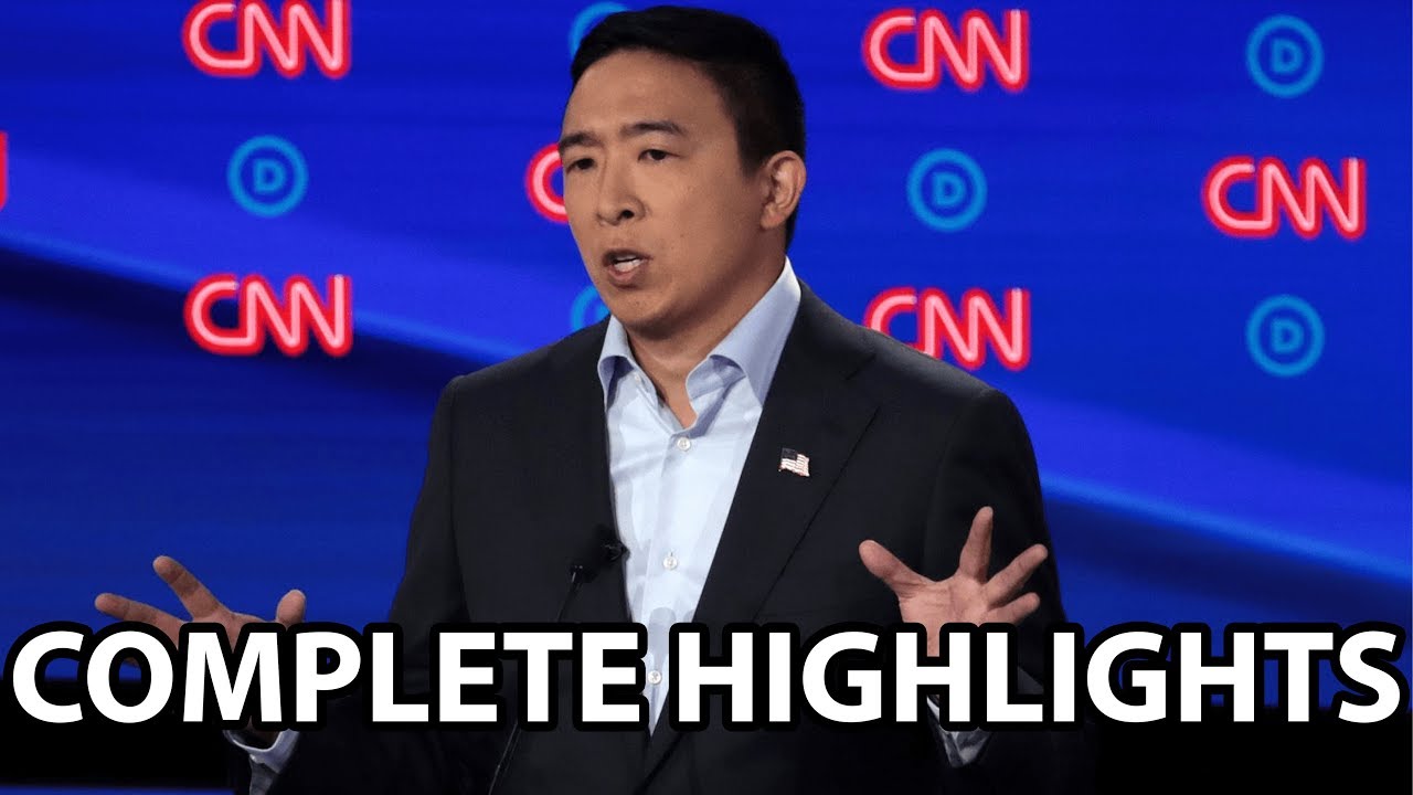 Andrew Yang Second Democratic Debate Full Highlights | Everything He Said July 31st