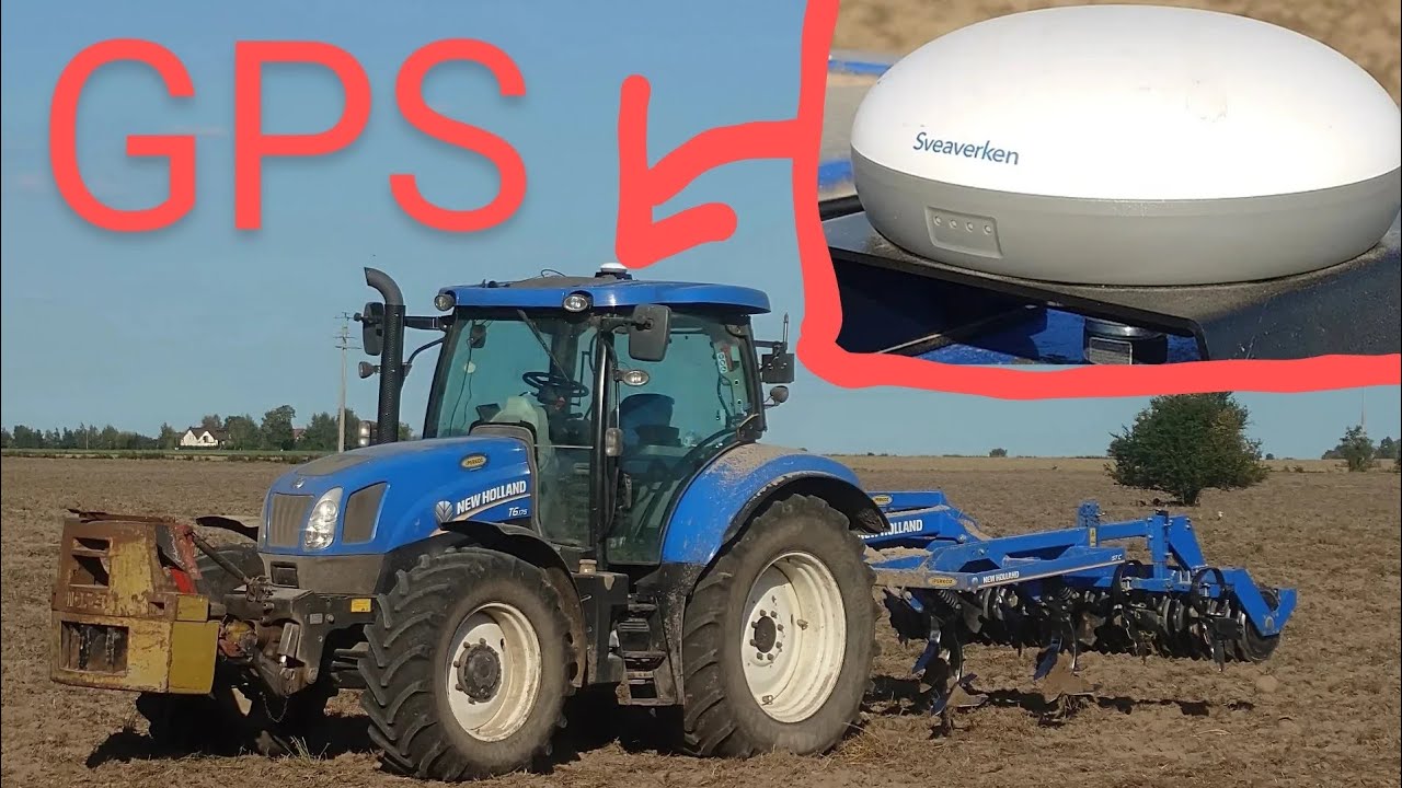 Testing the new Sveaverken Gps system on our New Holland!