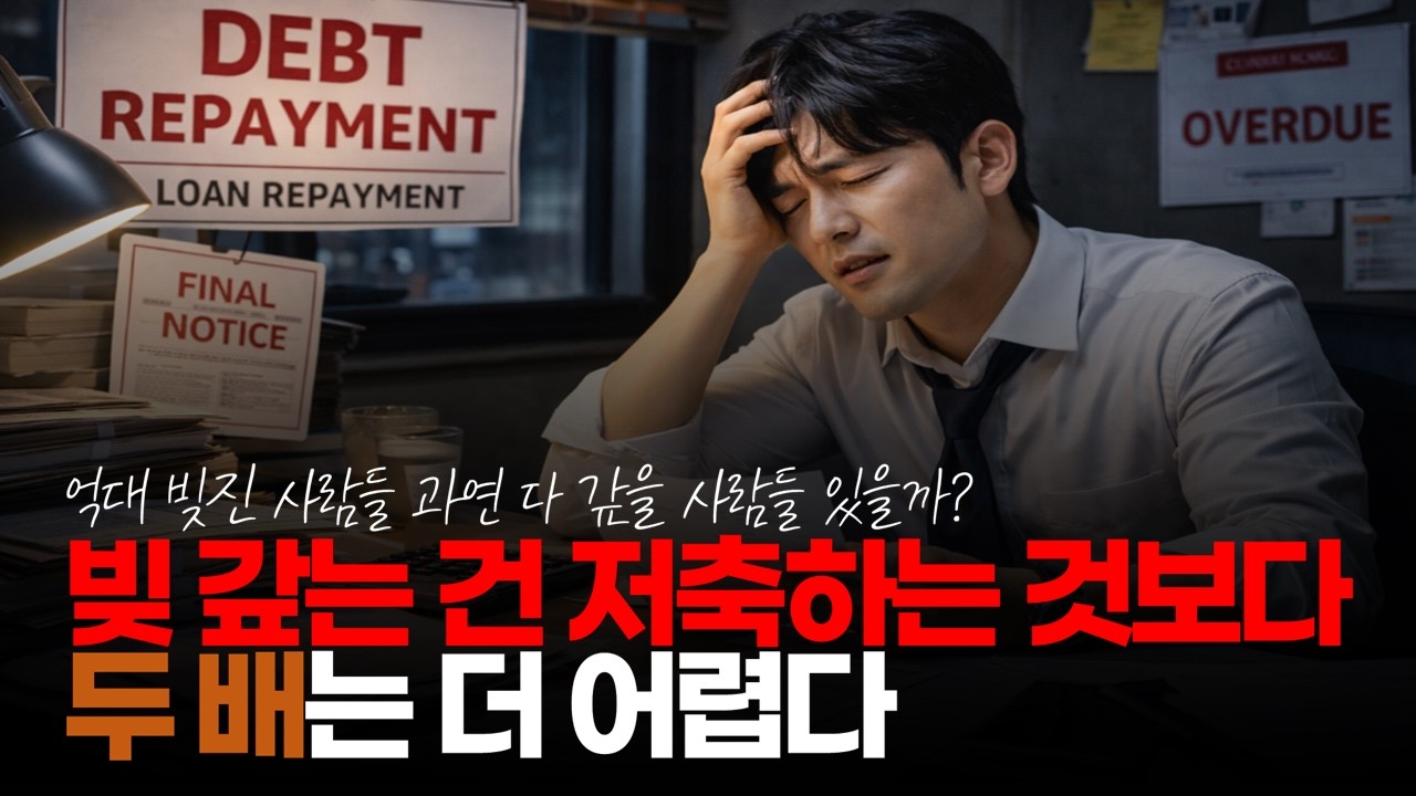 (※시청자댓글) 빚 갚는 거는 저축하는 거보다 두 배는 더 어렵다. 빚도 능력이라는 개소리 하는 인간들 싹 다 망해라. #경기불황 #가계부채 #빚갚기