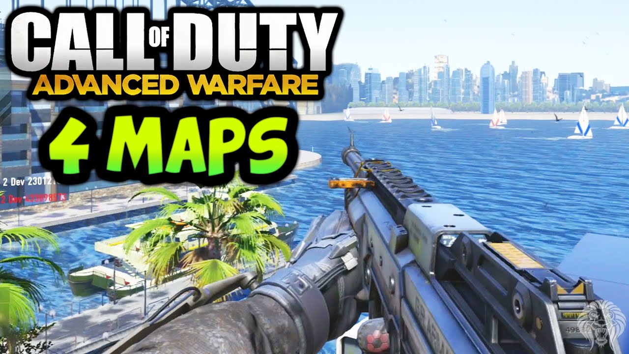 Advanced Warfare: 4 NEW MAPS GAMEPLAY! Ascendance DLC Site 224, Climate, Perplex & Chop Shop (DLC 2)