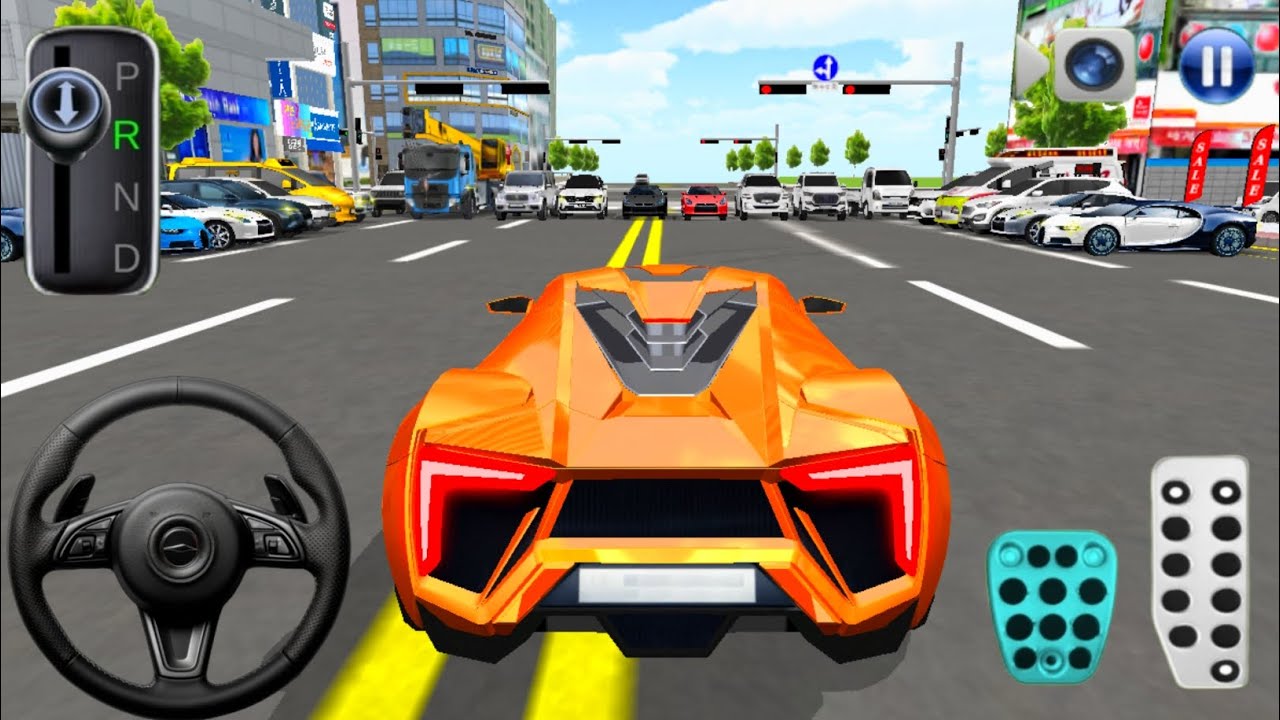 New Lamborghini Car For Praking House - 3d Driving Class Game - Android #gameplay #cargame 