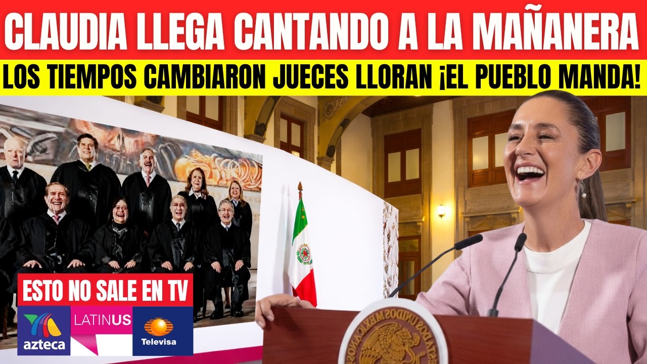 LOS EXHIBE! TRUENA EL PODER! JUECES VS CLAUDIA, LOS DEJA AFUERA DE PALACIO! RIE A CARCAJADAS POR ESO