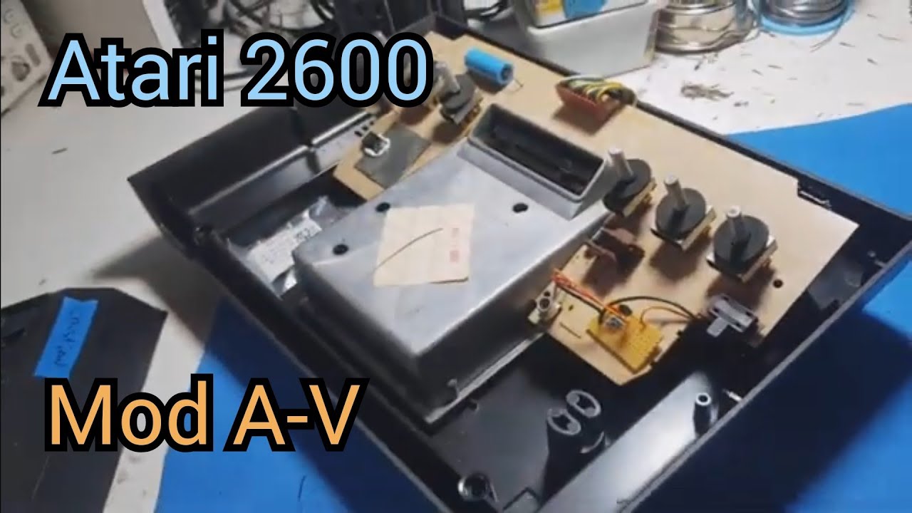 Atari 2600 6 palancas AV mod