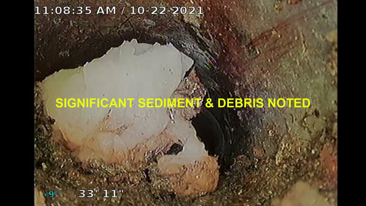 1719 North Linwood Avenue Santa Ana ~ Sewer Scope, Bellies & Root Growth