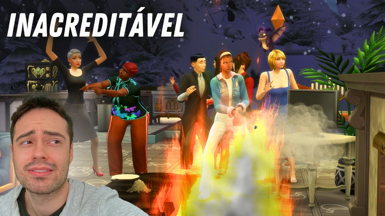Não consigo dar uma festa que não seja caótica | The Sims 4