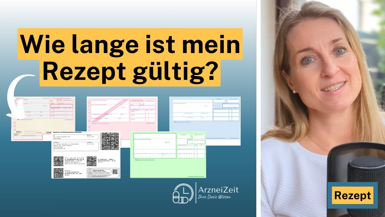 Anderes Rezept ➡️ andere Gültigkeit | Wie lange kann man ein Rezept einlösen?
