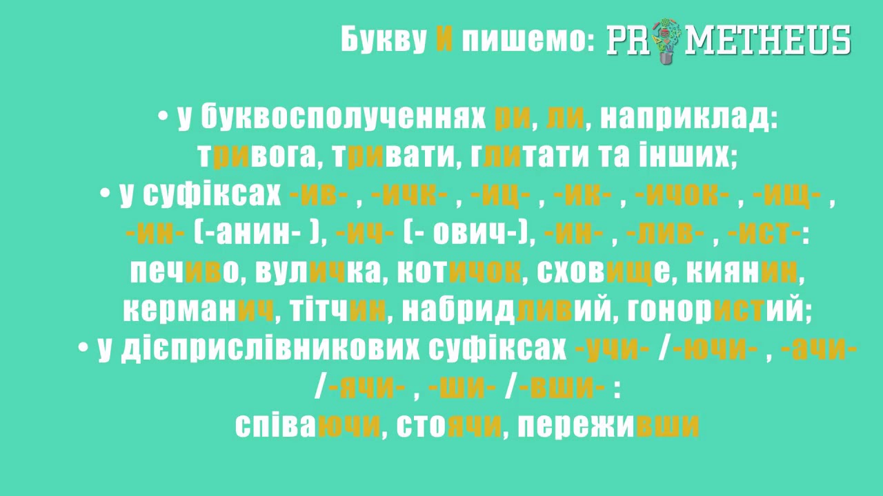 ЗНО Українська мова  Правопис літер, що позначають ненаголошені голосні Е, И, О