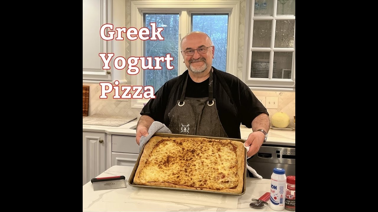 Two Ingredient Greek Yogurt Pizza