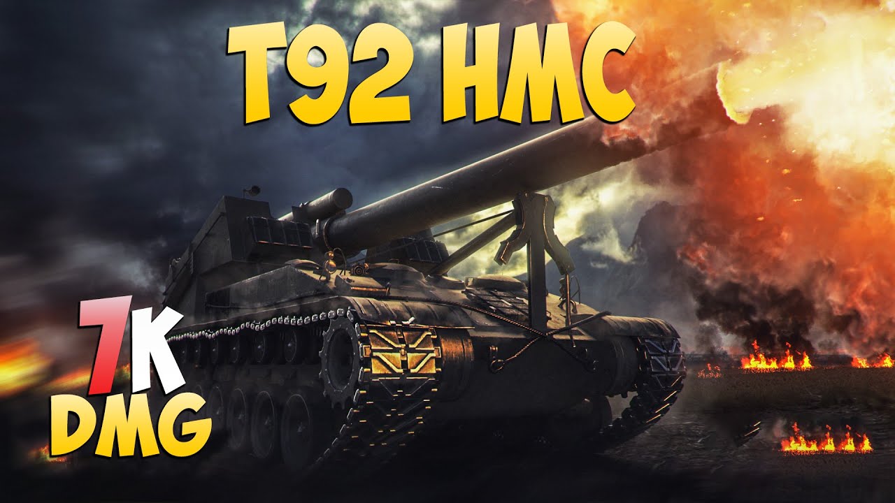 T92 HMC - 2 Kills 7K DMG - Опасные небеса! - Мир Танков
