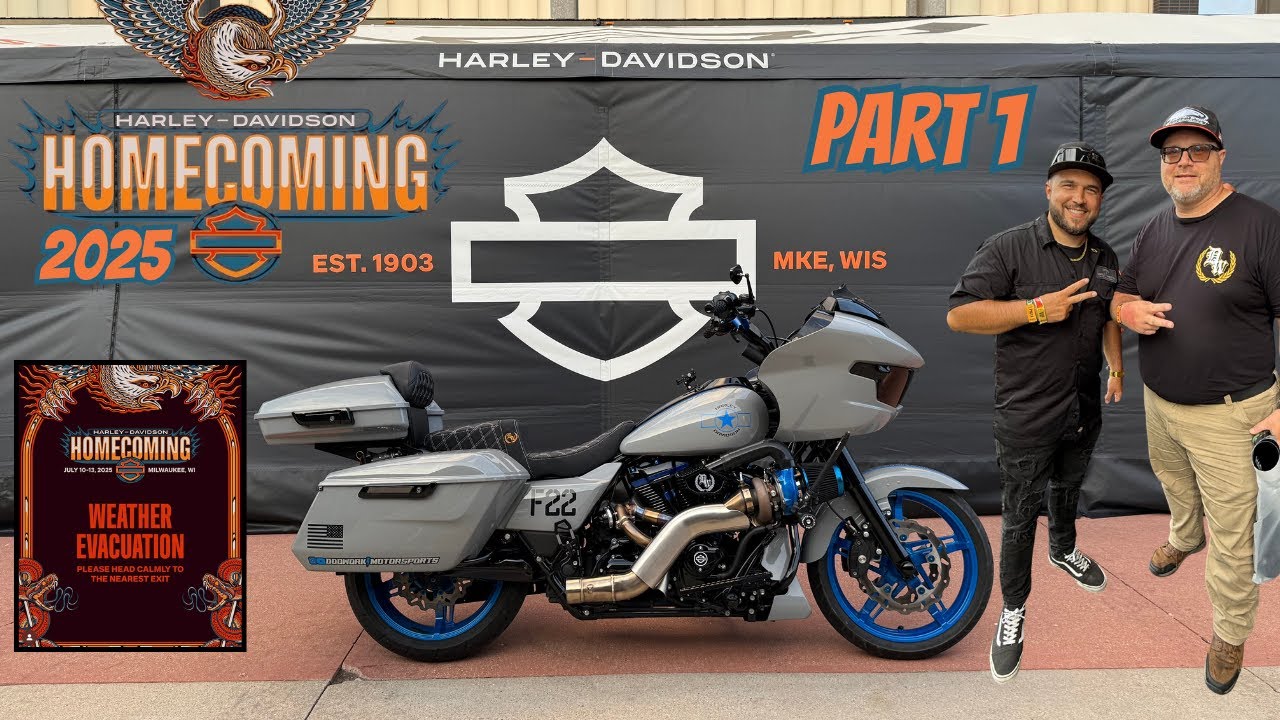 HARLEY-DAVIDSON HOMECOMING 2025 - TORNADO ALMOST GOT US!