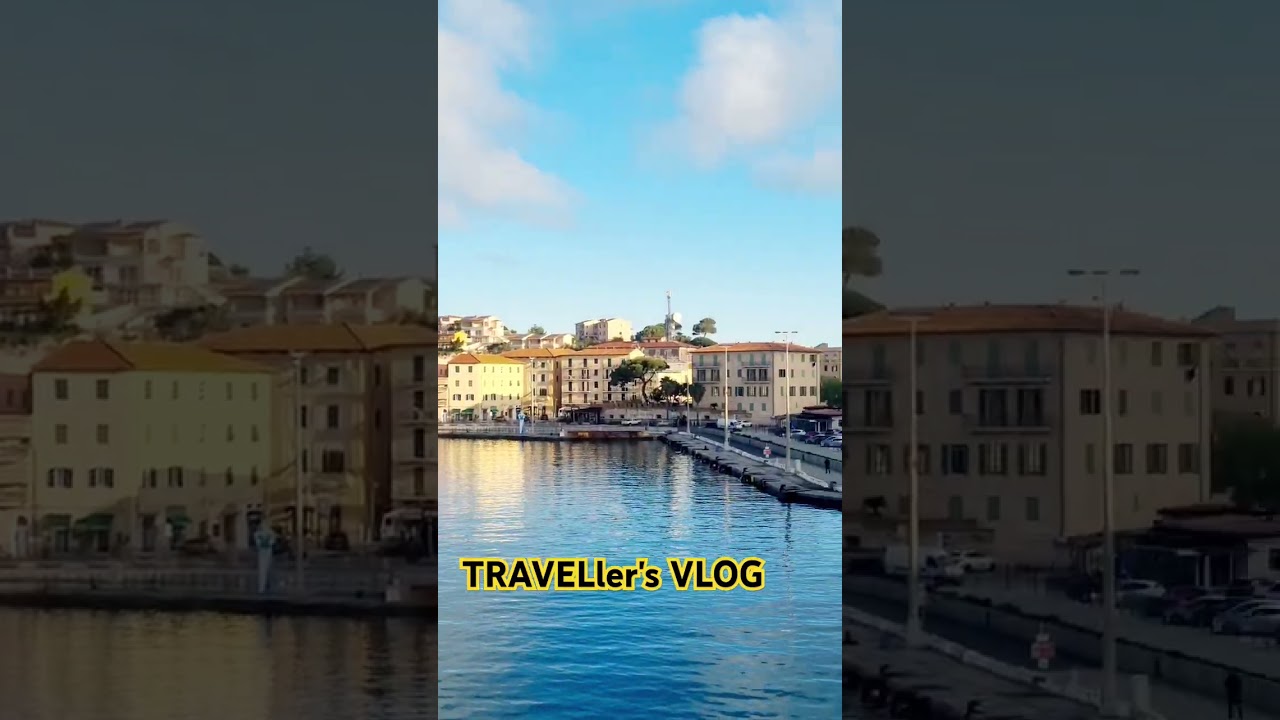 ELBA ISLAND IN PORT OF PORTOFERRAIO ITALY