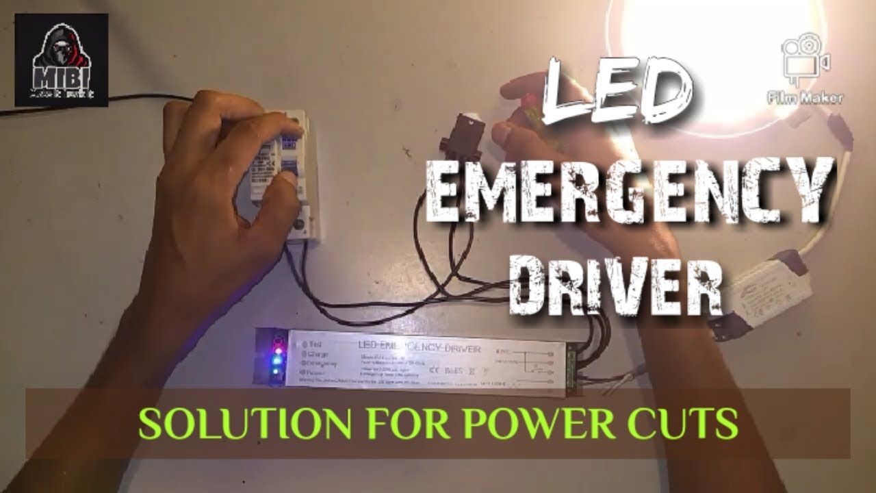 LED Emergency Driver Connecting